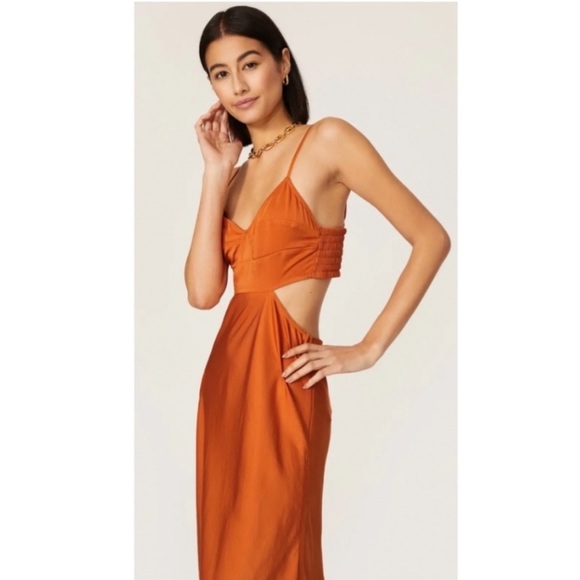 ALC Blakely Cutout Dress in Black. - Picture 3 of 8